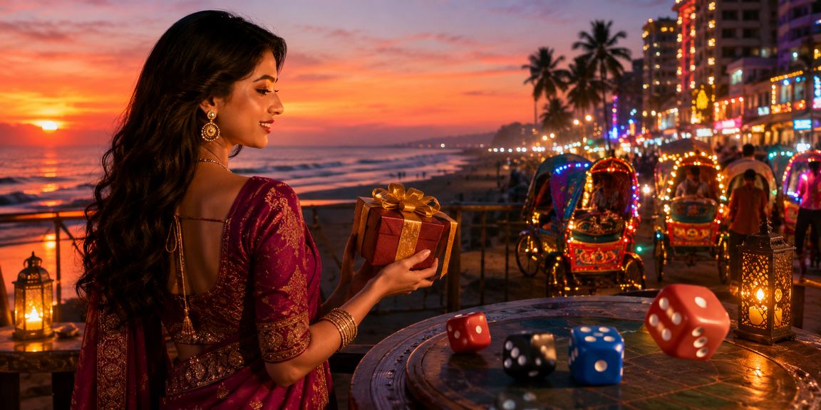 ঢাকায় ডাইস গেম খেলে পুরস্কার জেতার আনন্দ