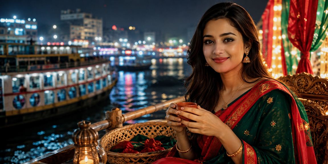 ঢাকায় লটারি গেমের লাল সবুজ থিম ইন্টারফেস